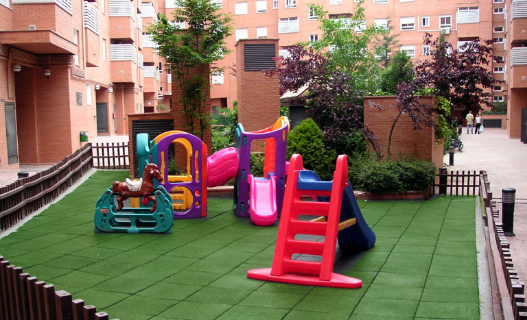 Piso de Goma para Jardines y Casa
