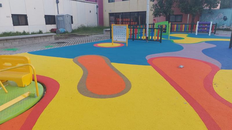 Piso de Caucho Continuo